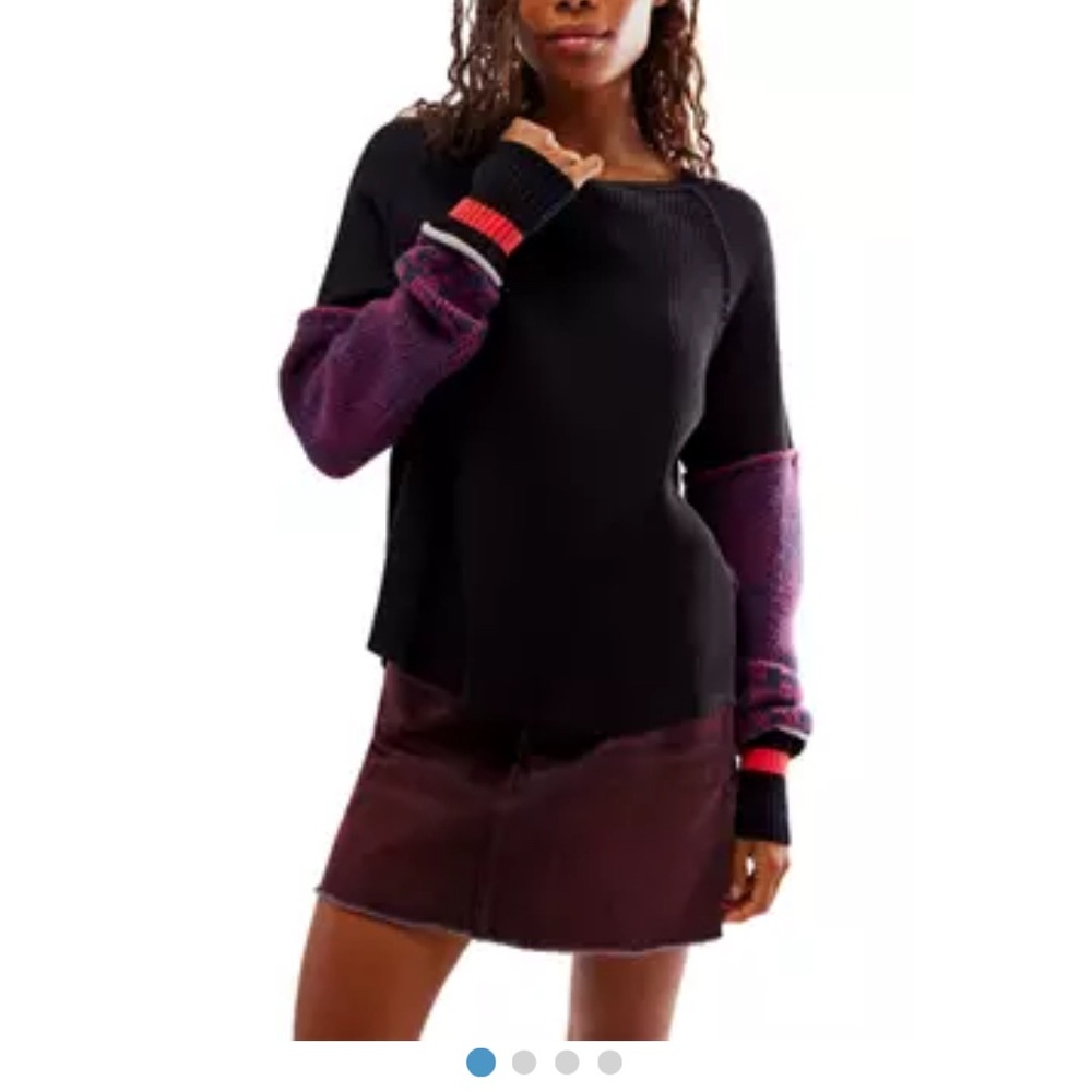 NWT We The People Free People Mod About You Cuff Raglan In Size small